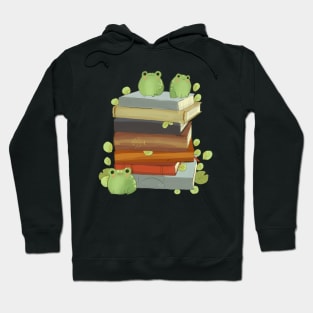 Old Books and frogs Hoodie